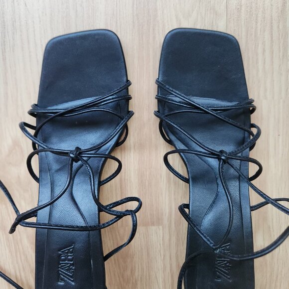 Zara shoes lace-up heels - Picture 5 of 5